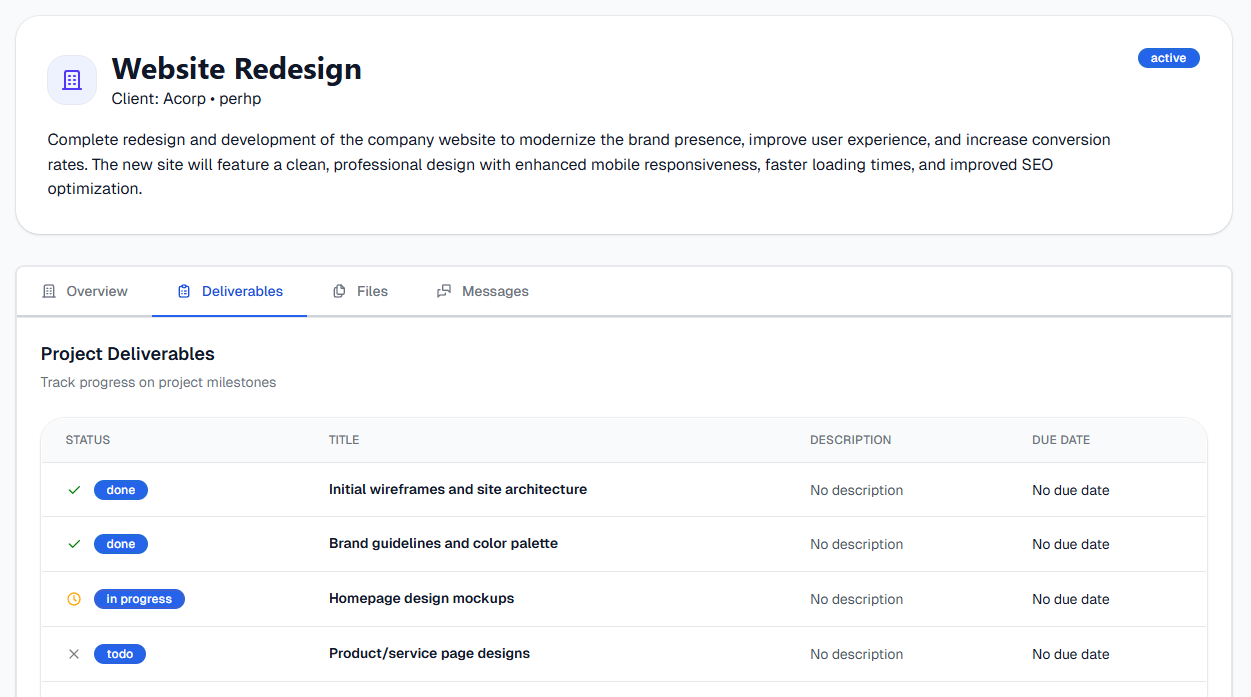 Product screenshot